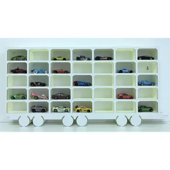 autíčko Police - přívěs pro kamion na 35 autíček (angličáků)