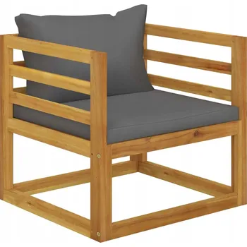 Zahradní židle VidaXL dřevěná hnědá