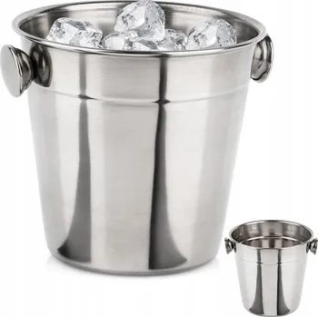 Nádoba na led Malý KYBLÍK NA LED ocelový nádoba na led na nápoje stůl 700 ml