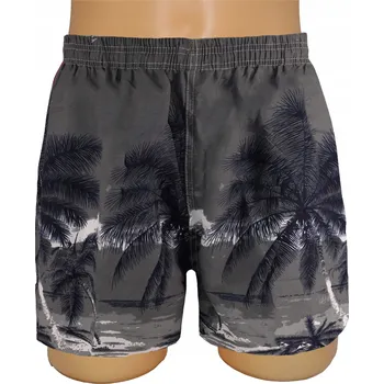 Pánské kraťasy KRAŤASY ŠORTKY HAWJSKÉ DO VODY L Pánské rychleschnoucí s regulací na dovolenou