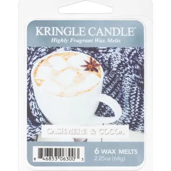 Aroma difuzér Kringle Candle Cashmere & Cocoa vosk do aromalampy 64 g