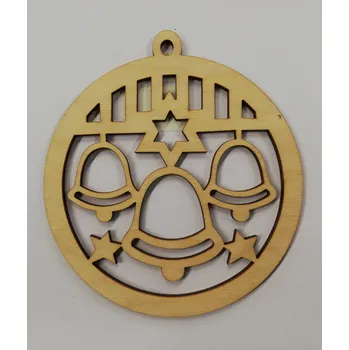 Vánoční dekorace Dřevěný výřez vánoční ozdoba č.20