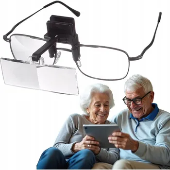 Lupa Lupa s klipem na brýle RIDO-Clip SCHWEIZER