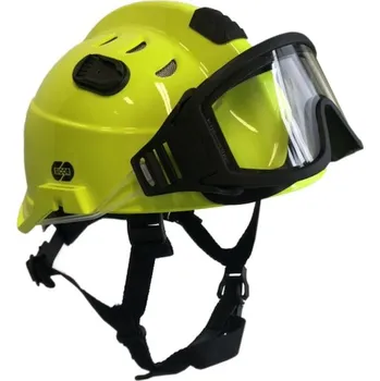 Sicor hasičská zásahová přilba EOM - lehká přilba včetně brýlí Barva zásahové přilby: Oranžová