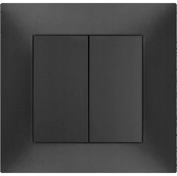 Vodovodní baterie Spínač svícnový Carla pod omítku černý bez rámečku EPN