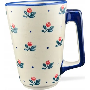 Hrneček Magda Borůvky 330 ml dek. BORC Ceramika Bolesławiec