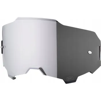Motocyklové brýle 100% Sklo pro ARMEGA Stříbrné Zrcadlové