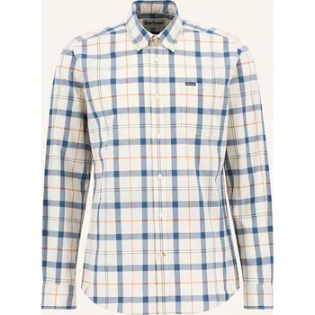 Pánská košile Barbour Pánská Košile Rawley Tailored Fit, režná / tmavě...