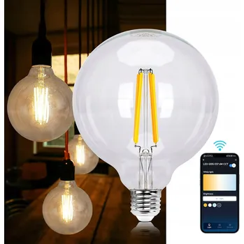 Žárovka SMART LED ŽÁROVKA 6W AIGOSTAR VINTAGE G125 E27 TEPLÁ BÍLÁ 2700K-6500K