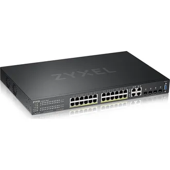 Příslušenství pro kamerový systém ZyXEL GS2220-28HP 24-port GbE L2 PoE switch, GbE Uplink, NCC Pro pack licence na 1 rok