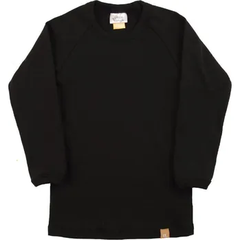 Little Things Dámské černé modalové tričko s dlouhým rukávem Velikost: XS