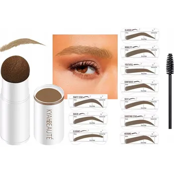 Přípravek na oči Razítko na Obočí Pomáda Šablony pro barvení SVĚTLE HNĚDÁ blond KY1