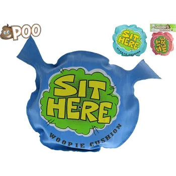 Polštář M.T. Prdící polštářek 20 cm - různé barvy Barva: Tyrkysová