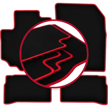 autokoberec Velurové autokoberce Wielganizator, sada 4 kusů