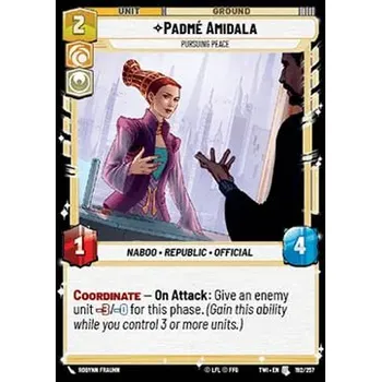 Sběratelská karetní hra Padmé Amidala 192/257 - Twilight of the Republic Typ karty: Standard