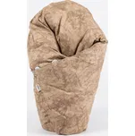 Tulimese Péřová zavinovačka odstíny béžové VELIKOST ZAVINOVAČKY: VELIKOST 80X80 CM, VARIANTY PROVEDENÍ: ZAPÍNÁNÍ NA KNOFLÍKY