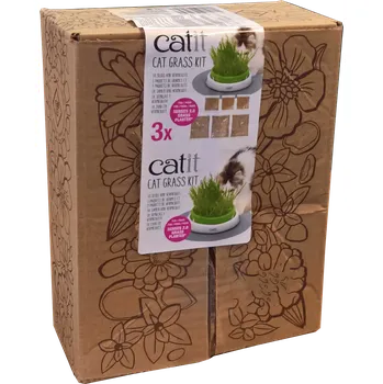 Krmivo pro kočku Catit Cat Grass Kit 3 ks