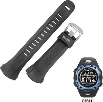 Řemínek na hodinky Timex Timex originální gumový řemínek černý + DÁREK
