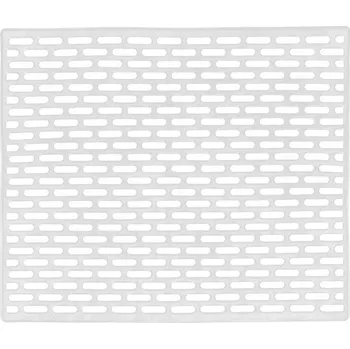 Obraz Podložka do dřezu gumová bílá mřížka organizér podložka 33x28 cm