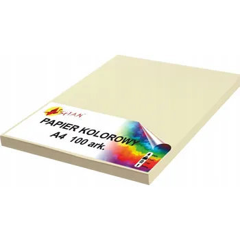 Barevný papír Barevný papír A4 80g krémový 100 listů