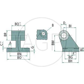 ZTI-BEF-GLN-80 Opěrné ložisko