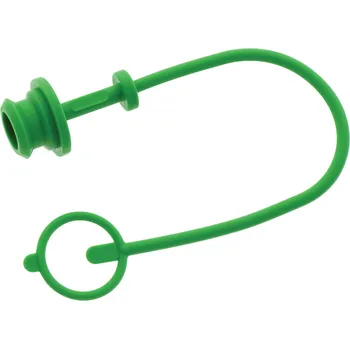 Protiprachová gumová zelená zátka pro hydraulickou rychlospojku DN12 samici