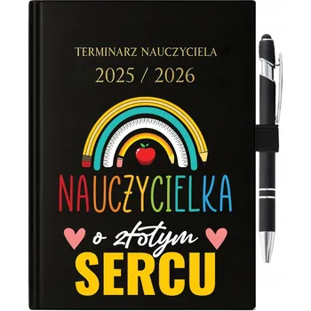 Kalendář Knižkový kalendář pro učitele 2026 A5 černý