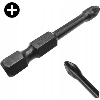 Bit BIT ŠROUBOVACÍ ÚDEROVÝ PZ 2 50mm KŘÍŽOVÝ POZIDRIV TORSION IMPACT COBIT 1 Ks