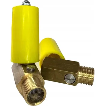 Ventil Rohový trubkový ventil AMS z mosazi odolné vůči kyselinám pro napáječky pro skot a koně