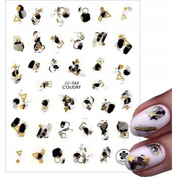 samolepka Samolepicí Samolepky na nehty 3D MRAMOR R58