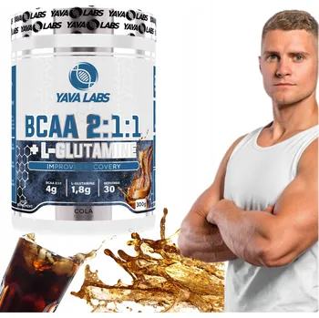 Aminokyselina BCAA s glutaminem v prášku 300 g pomeranč – yava labs 300 g pomeranč