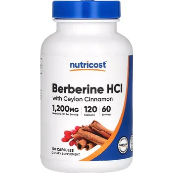 Fitness strava Nutricost Berberine HCl With Ceylon Cinnamon 120 cps.