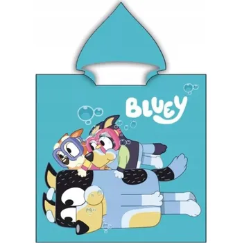 Deka s kapucí Aymax 110 x 55 cm modrá