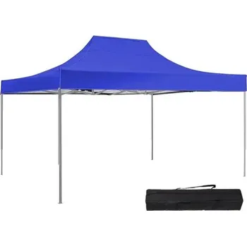 Stan Pavilon Stan zahradní stan 2,9 x 4,25 m Modrý Taška v kompletu