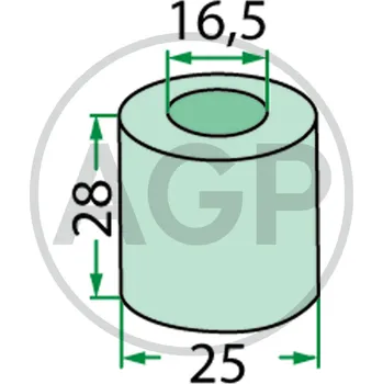 Pouzdro vhodné pro Vogel & Noot, Kuhn, Agrimaster, Nobili, Unifarm, Ferri