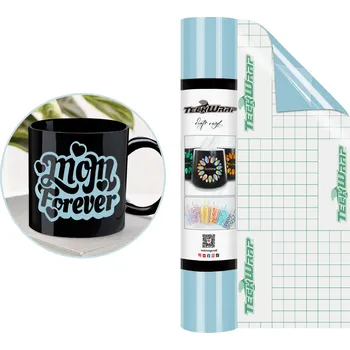 Samolepící dekorace Lesklý - Powder Blue - samolepící vinylová folie TeckWrap Velikost: 0,3 x 1,5 m