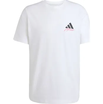 Pánské oblečení Adidas Tričko MESSI Icon white velikost: S
