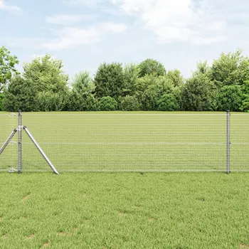 Plot vidaXL Svařovaný drátěný plot 0.4x10 m Pozinkovaná ocel