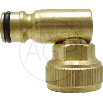 Hadicová spojka Mosazná hadicová přípojka pro zahradní hadice na vodu se závitem 3/4"