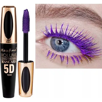 Řasenka 5D Řasenka na řasy Maskara s hedvábím Fialová J5