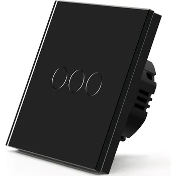 vypínač Dotykový trojitý vypínač BSEED, bílý ZB00100