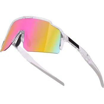 Sluneční brýle brýle FORCE STRIVE transparentní, růžové zrc. sklo
