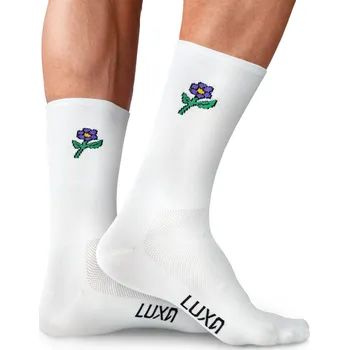 Pánské ponožky Cyklistické Ponožky LUXA Emoji Violett 36-41