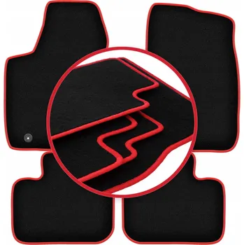 autokoberec Velurové autokoberce Wielganizator, sada 4 kusů