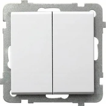vypínač Schodišťový vypínač pod omítku Ospel bílý ŁP-9R/M/00