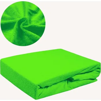 Prostěradlo Prostěradlo Froté Bez Gumy 120x200 Grafit Silné Polské