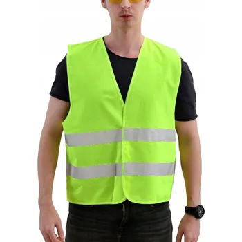 reflexní vesta Výstražná vesta žlutá XL s reflexními pruhy polyester