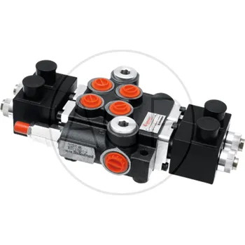 Rozvaděč Hydraulický rozvaděč 40 L 12V 2x dvoučinný (A-B uzavřený) elektricky ovládaný.