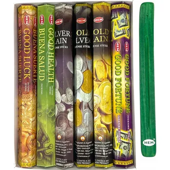 Vonná tyčinka Vonné tyčinky HEM Fortune Collection 120 ks + podložka