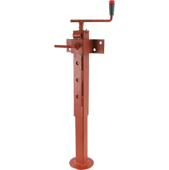 Přívěs k motorovému vozidlu Opěrná noha o nosnosti 1000 kg v zatažené výšce 500 mm s přírubou na montáž k oji